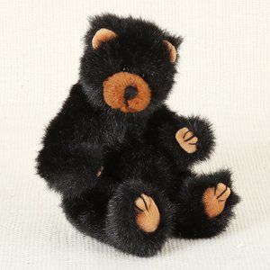 Vintage 1993 Jointed Ty Black Bear Plush